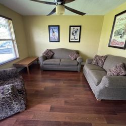  Living Room Sleeper Sofa Set 3 Piece 
