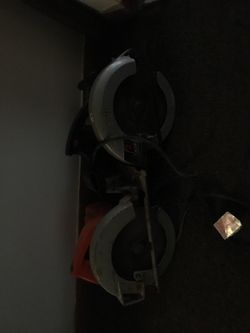 Skilsaw and black and decker circular saws