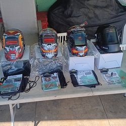 Welding mask asking 40 each one brand new comes with what's on the pic
