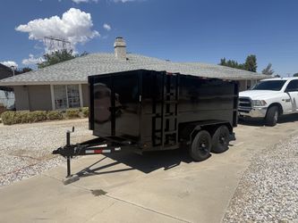 Hydraulic dump trailer