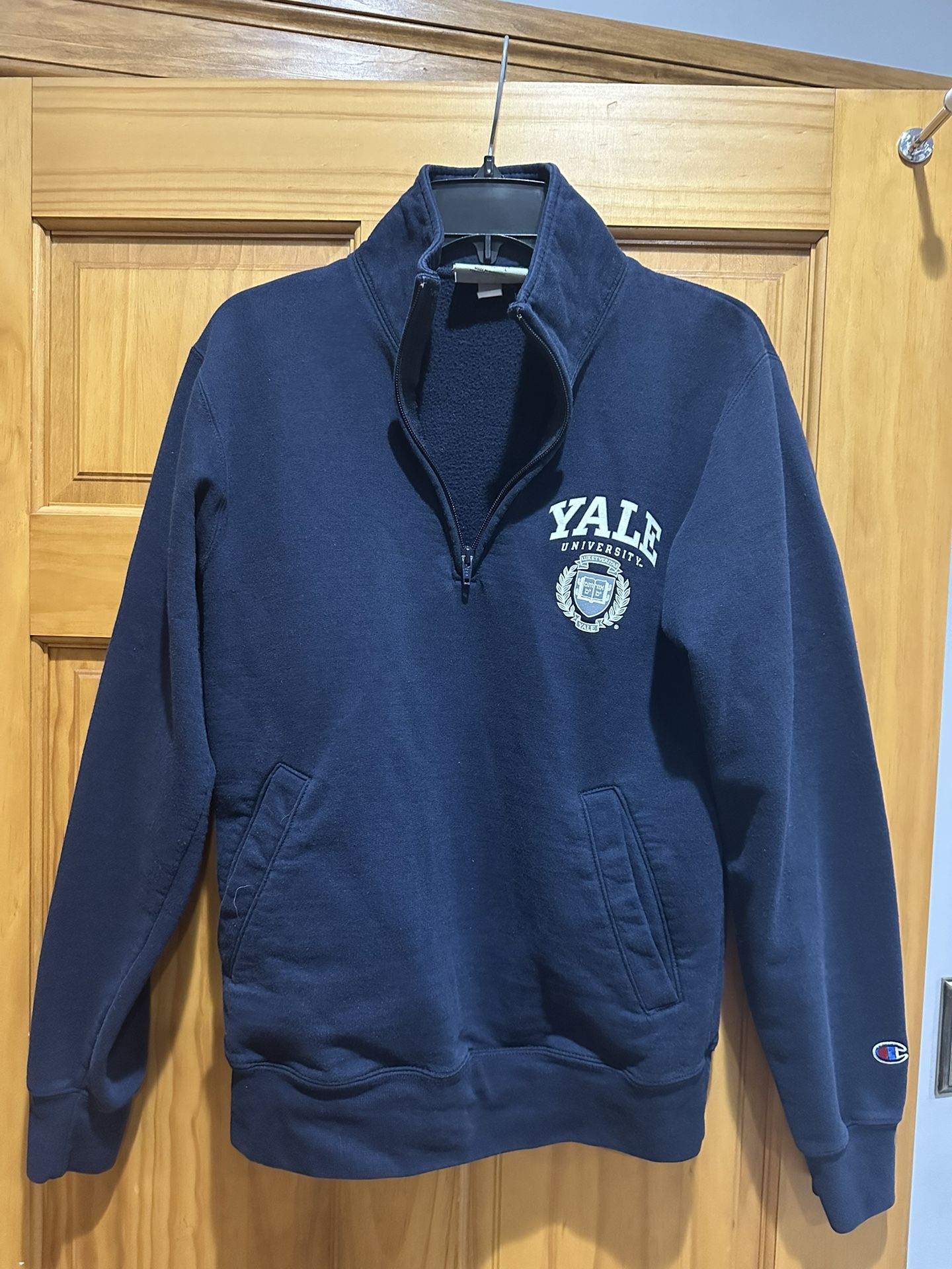 Yale Champion Half Zip Sweater