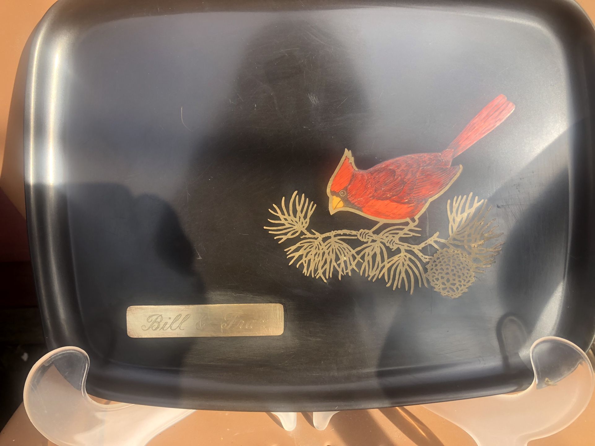 Vintage Mid Century Bar Ware Tray COUROC Montera