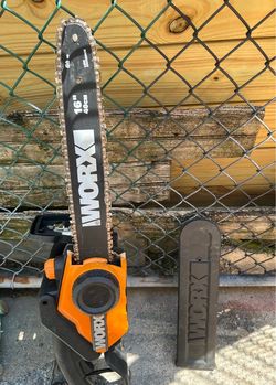 WORX 16-Inch Chainsaw with Bar Cover