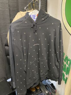 Yves Saint Laurent Eyelet Hoodie - Size L