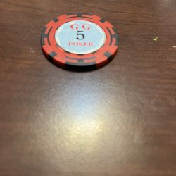 100 Red $5 Eclipse Poker Chips 