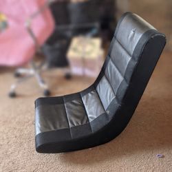 black gaming chair