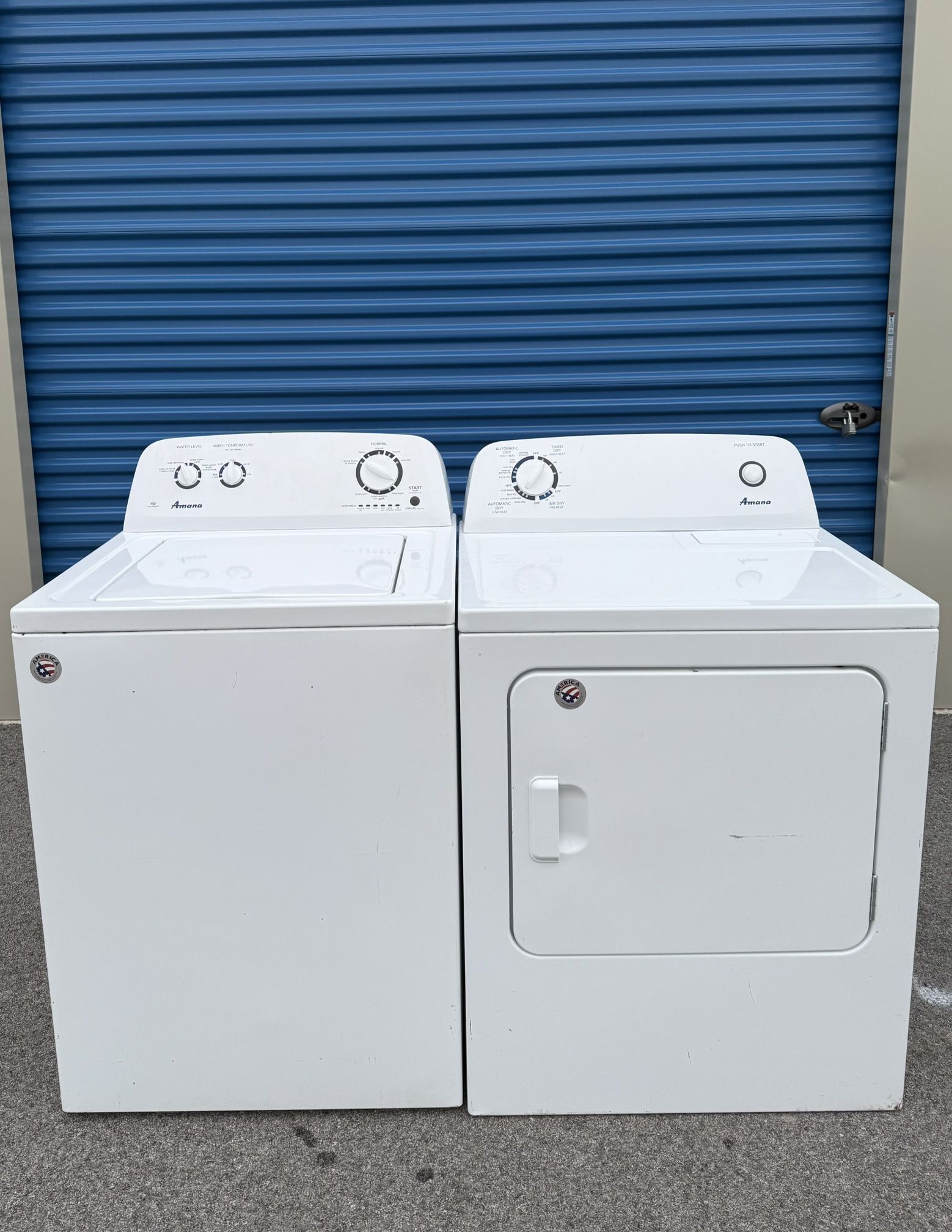 Amana Washer And Electric Dryer