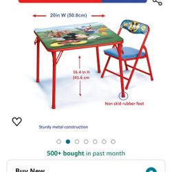 Kid's Chair and Table 