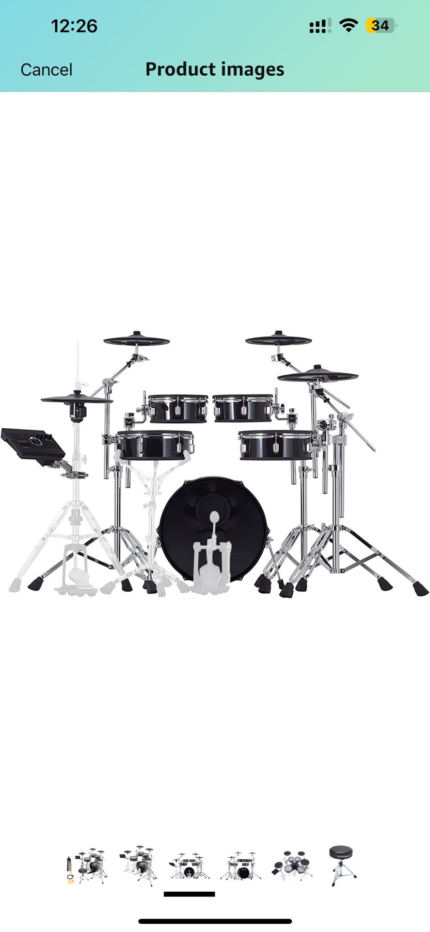 Roland Vad 307 Acoustic Design Electric Drum Set