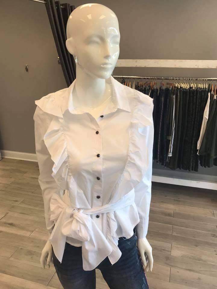 Brand NEW White Top ! Pants also available! Sizes S,M,L