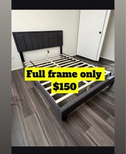 Full size mattress and bed frame