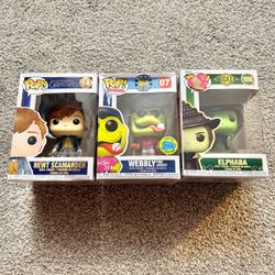 Funko Bundle Set of 3 (boxes are worn but they are in great condition)
