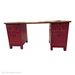 Pottery Barn Apothecary Style Desk + extra cabinets