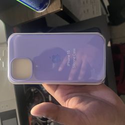 Apple iPhone 15 Lavender Silicone Case