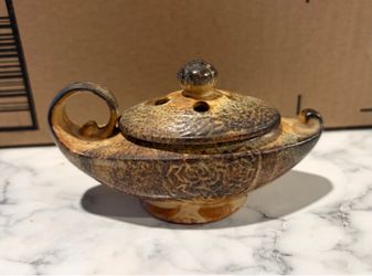 Genie lamp Stoneware Incense Burner