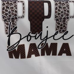 Boujie Momma Or Wife Sweatshirt Size Xl