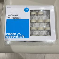 Unscented LED Candle Tealughts