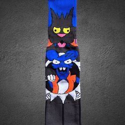 The simpsons itchy and scratchy long thick socks