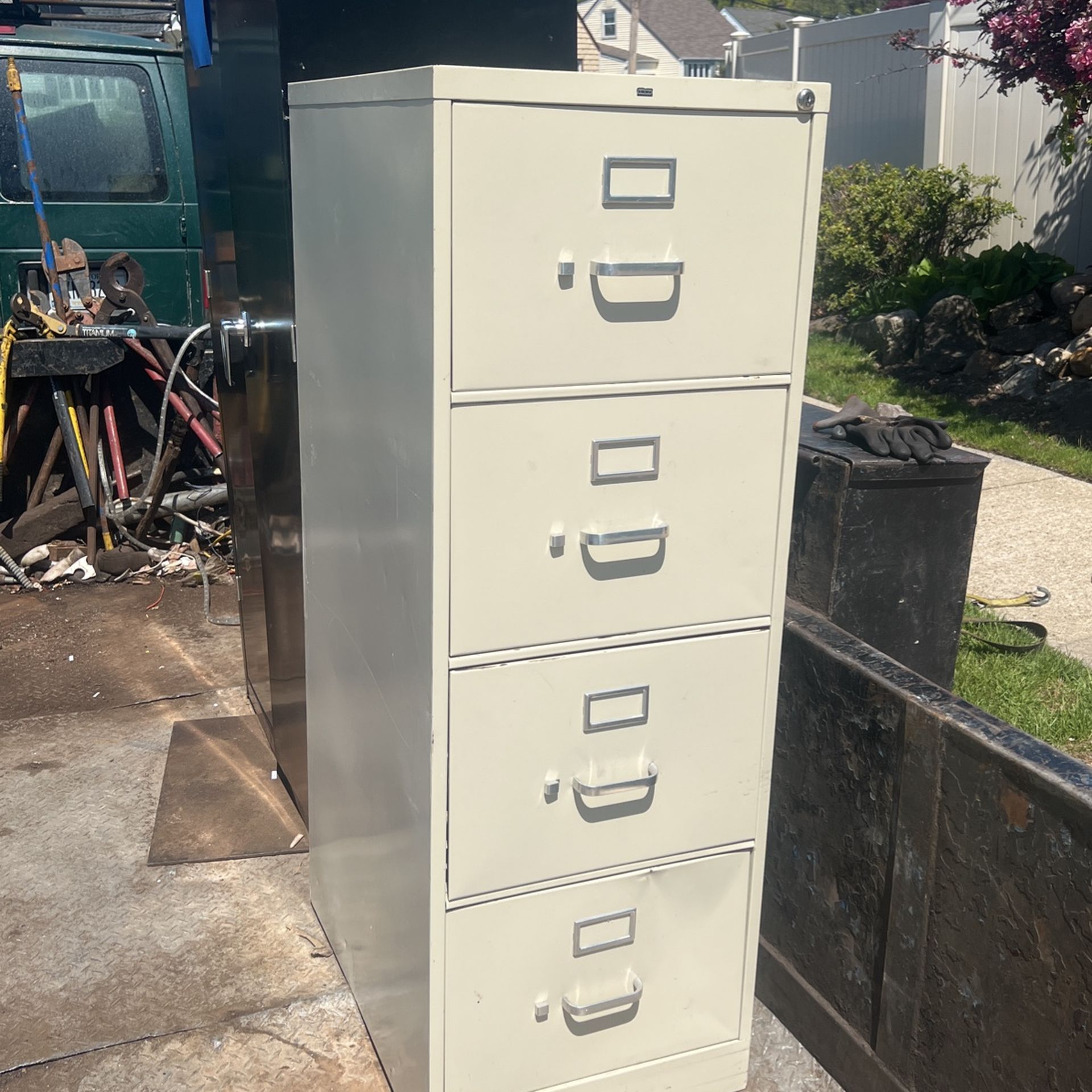 Four Drawer File Cabinet