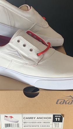 Lakai Camby Anchor white canvas size 11