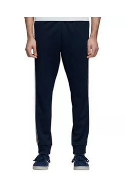 Adidas joggers in blue or gray pinstripe originals