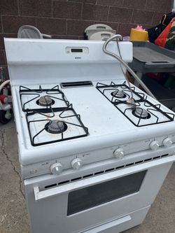 Kenmore White Gas Stove - Used.