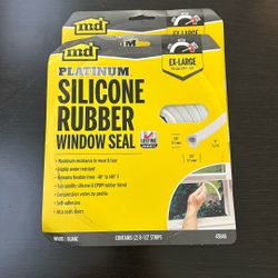 MD Silicone Rubber Window Seal White 