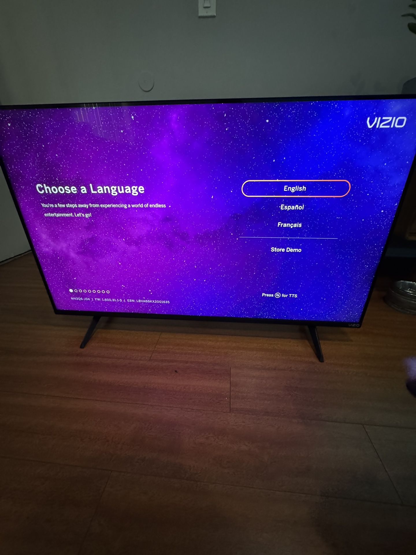 📺 Vizio 43” M-Series 4K QLED Smart TV (M43Q6-J04)