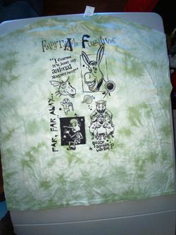 Shrek Fairytale Fugitives Tie-Dye Green T-shirt 3XL New W Tags Dreamworks RARE