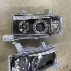 2004-2007 Scion xB black housing projector headlamps