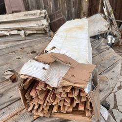 New 400 linear feet carpet wood strips