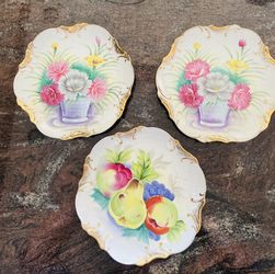 Hand Painted Porcelain Plates