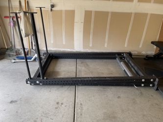 Rouge Squat Rack, Rouge Bench, Weights, And Horse Matt’s