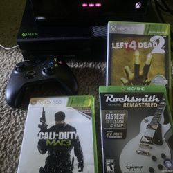 Xbox One + Controller + Kinect + Games
