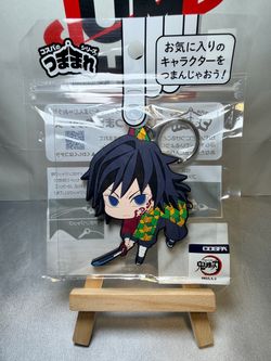 Demon Slayer Giyu Tomioka Rubber Keychain