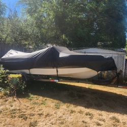 1987 14' 151 Phantom Forester Boat 1986 Trailer