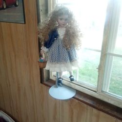 Vintage Porcelain Doll 