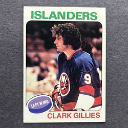 Vintage 1975 Topps #199 Clark Gillies Rookie Card.Negotiable 