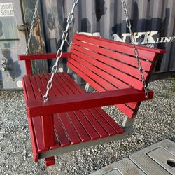 RUSTIC PORCH SWING 48” Colonel Red $280