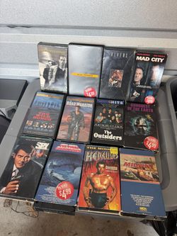 Lot of vhs movies