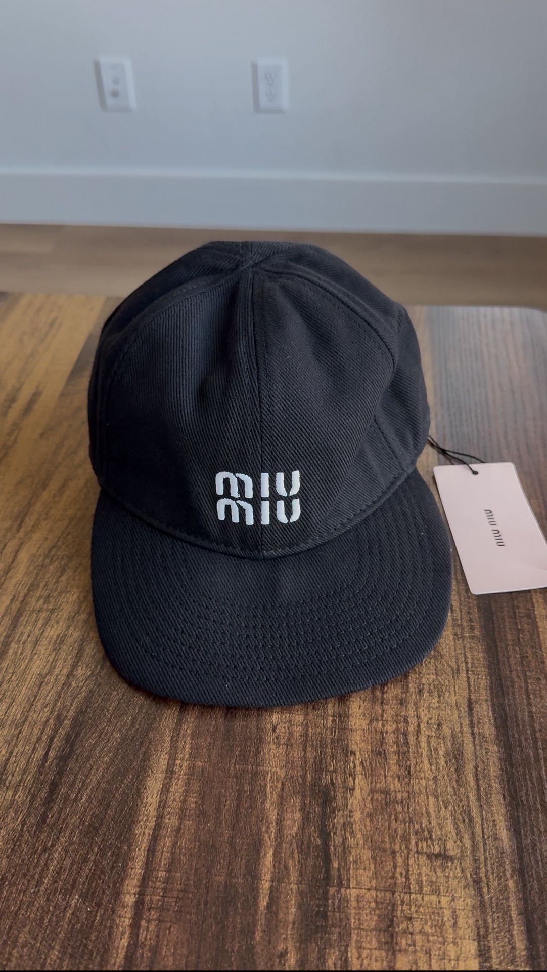 Miu Miu Denim Baseball Cap