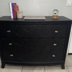High-end Hooker Furniture dresser with a stunning modern textured design.