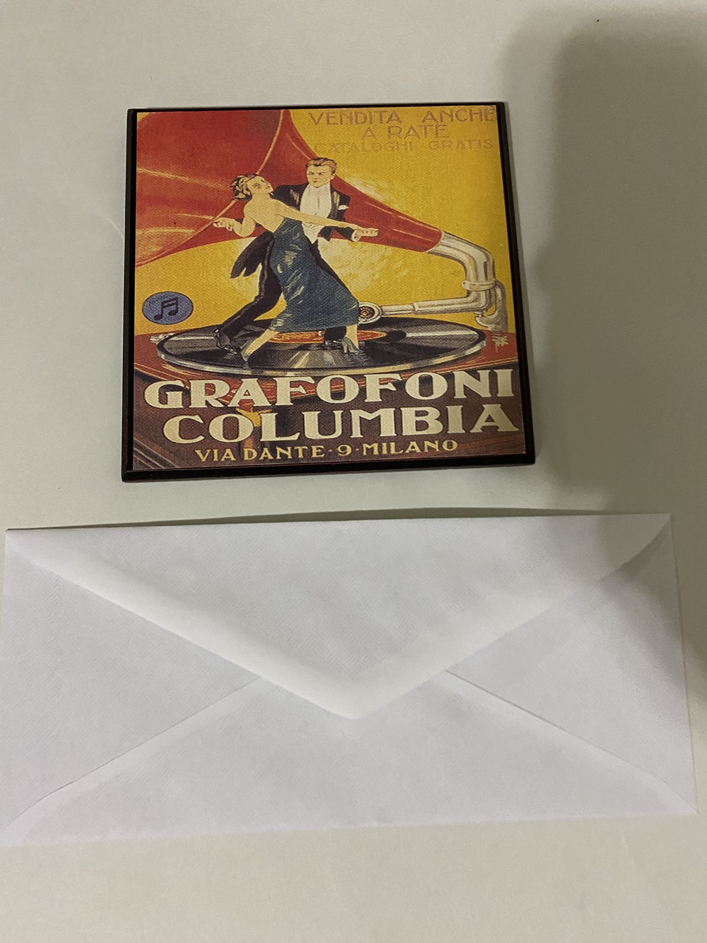 Wooden Poster Board Grafofoni Columbia