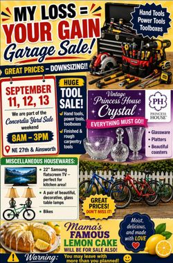 Hugh Yard Sale