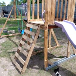 Toddlers Swing Slide Playground Refurbished 