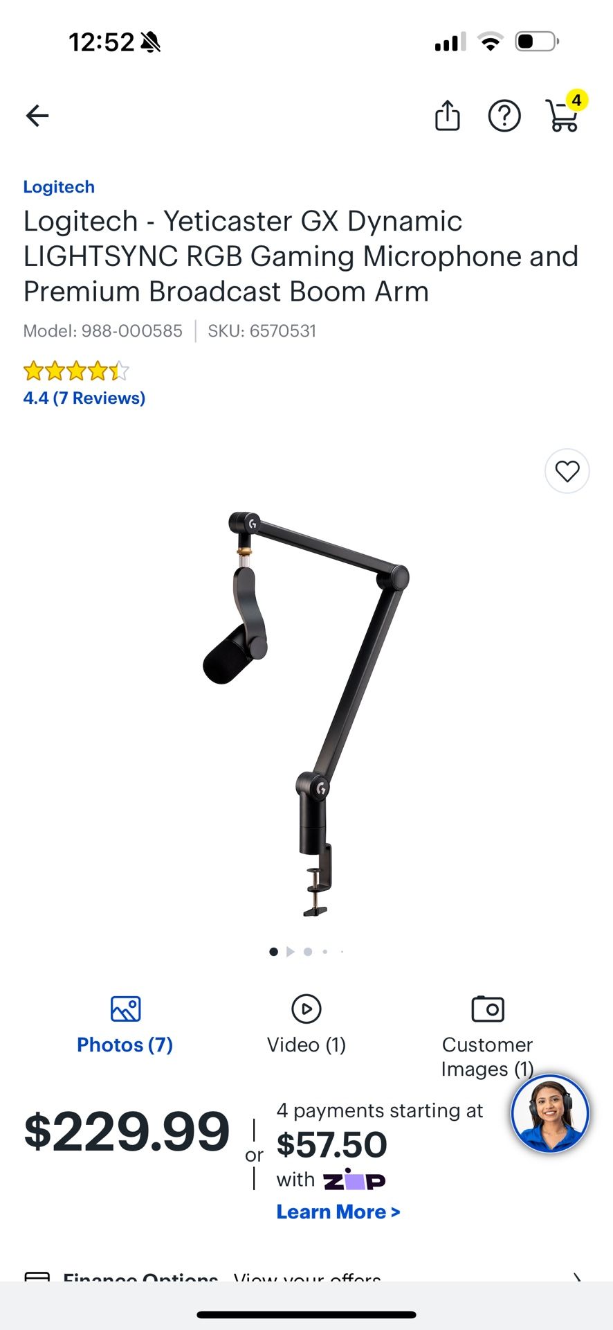 Logitech Yeti Caster