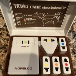 Vintage Norelco Travel Converters 