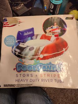 Full candy Stars and stripes heavy duty River tube