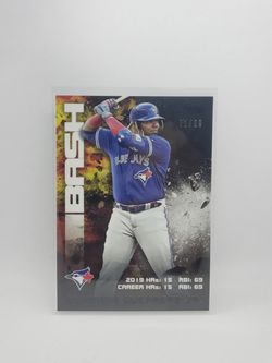 2020 Topps Stadium Club Vladimir Guerrero Jr. Black Foil Bash Cd#BAB-5 SP#71/99