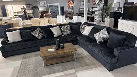 OM• $38 Initial • Brand New L Shaped Living Room Sectional Couch 